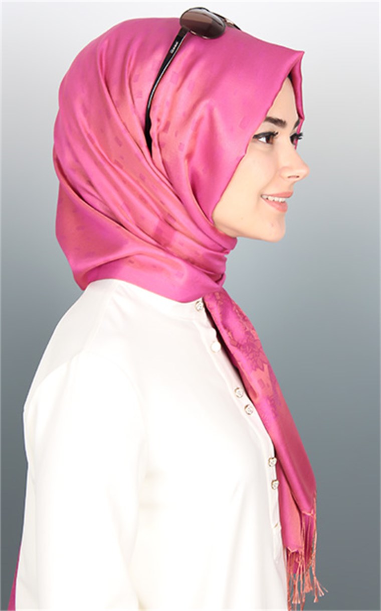 500-0013-25 ÇİFT YÖNLÜ İPEKSİ ŞAL