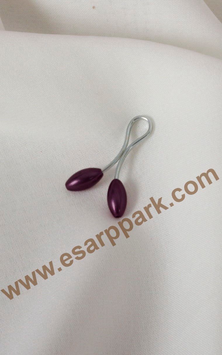 302-0001-10 İNCİLİ EŞARP İĞNESİ 