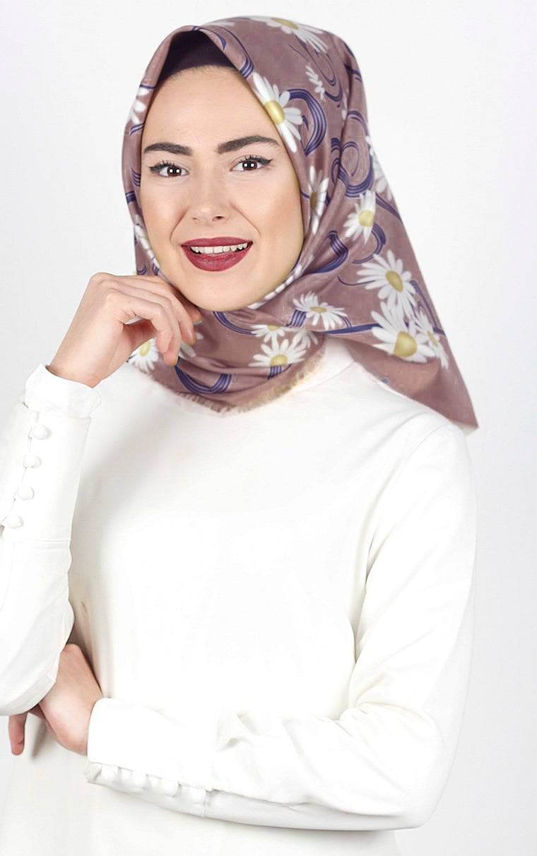 Tafta Dijital Eşarp 1337-12