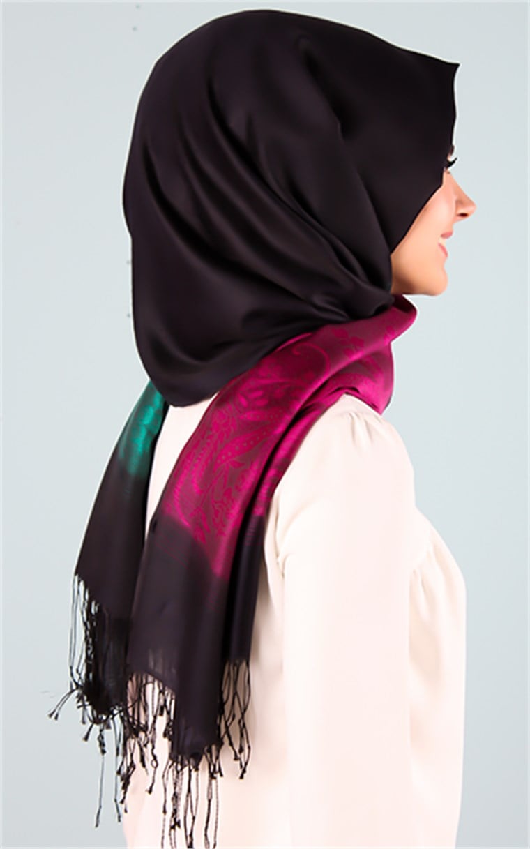 500-0015-20 ÇİFT YÖNLÜ İPEKSİ ŞAL