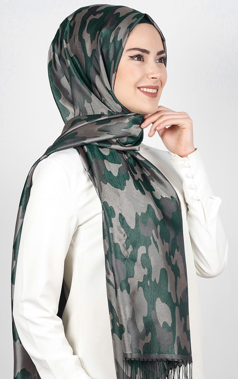 Kamuflaj İpeksi Şal 5550-39