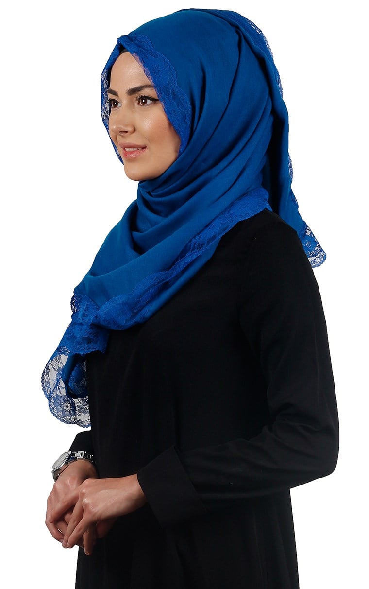 Dantelli Paşmina Şal 1243-34