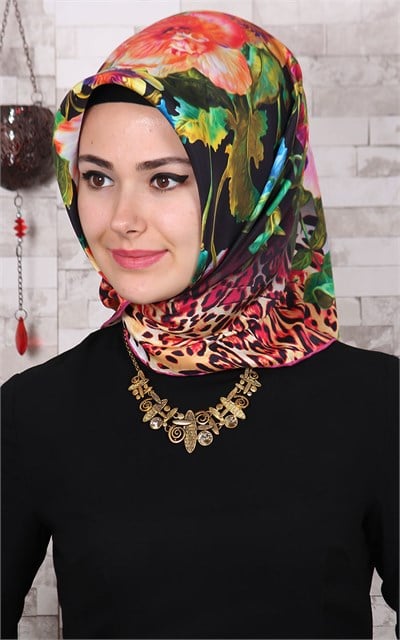 İthal İpek Eşarp 1510-3