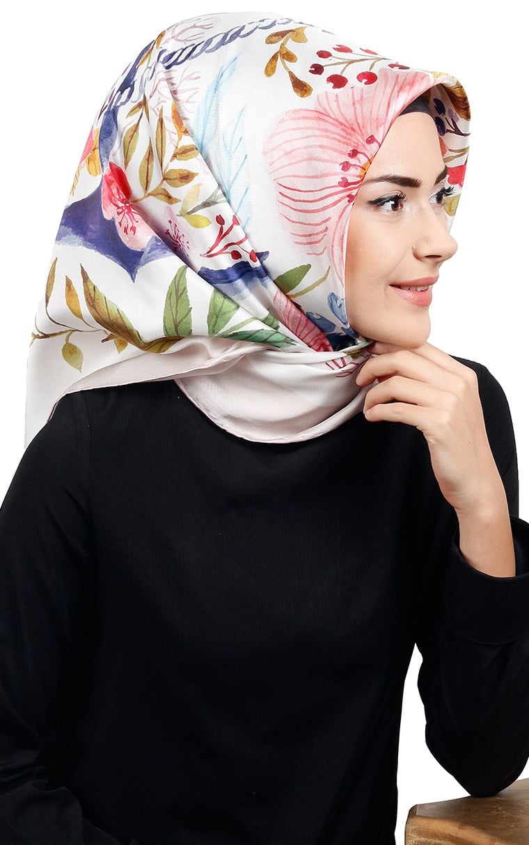 İthal İpek Eşarp 1577-3