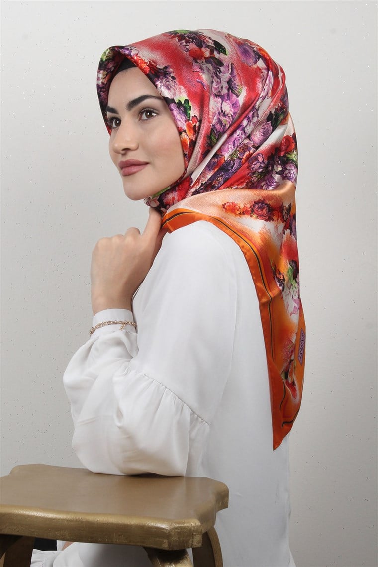 4506-11 ARMİNE İPEK PARLEMENT MAVİSİ YEŞİL