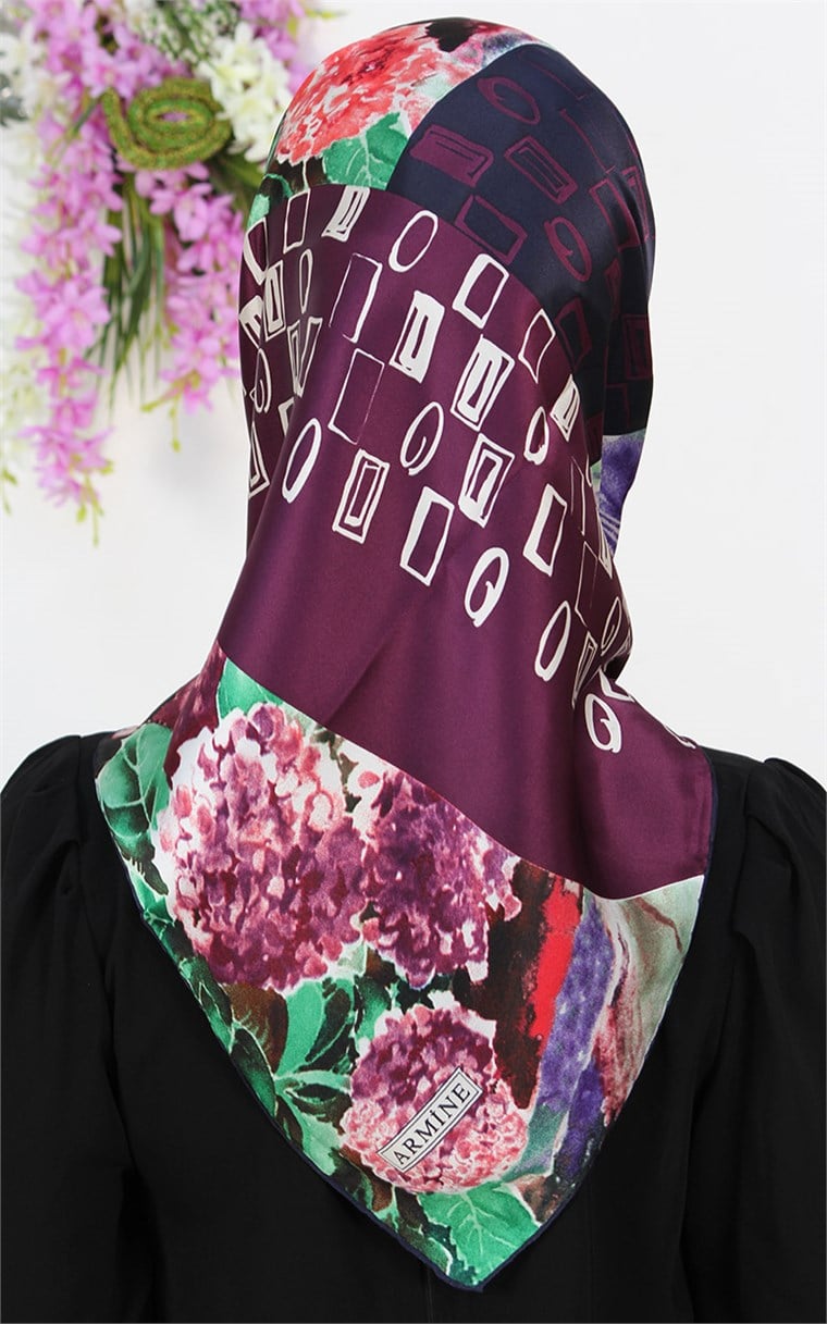 5619-26 ARMİNE İPEK MÜRDÜM YEŞİL