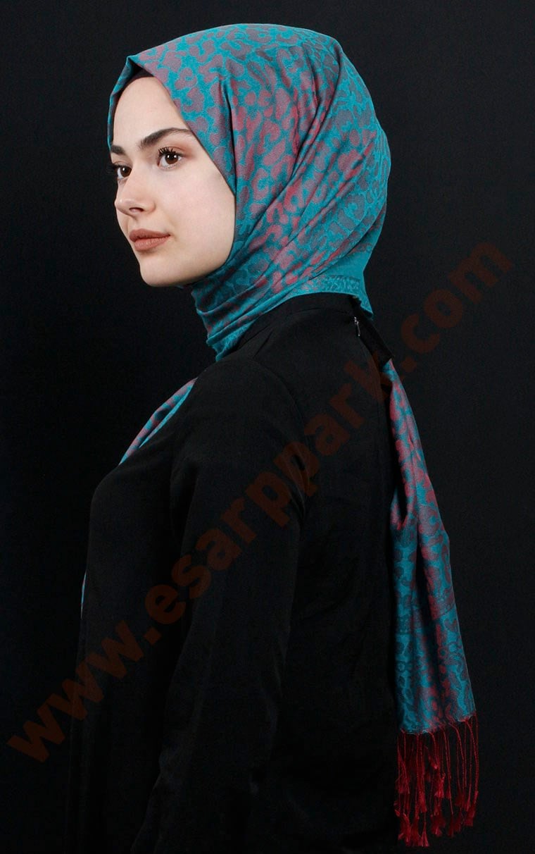 500-0013-01 ÇİFT YÖNLÜ İPEKSİ ŞAL