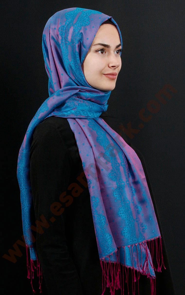 500-0013-07 ÇİFT YÖNLÜ İPEKSİ ŞAL