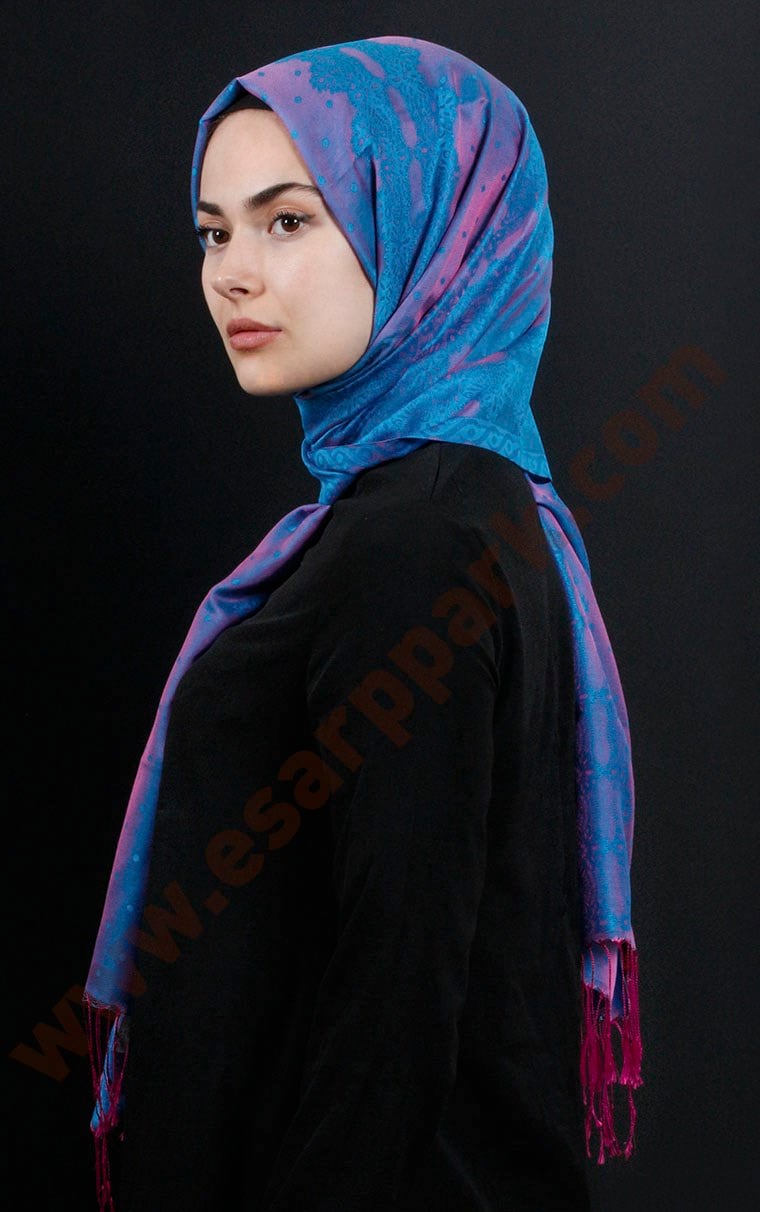 500-0013-07 ÇİFT YÖNLÜ İPEKSİ ŞAL