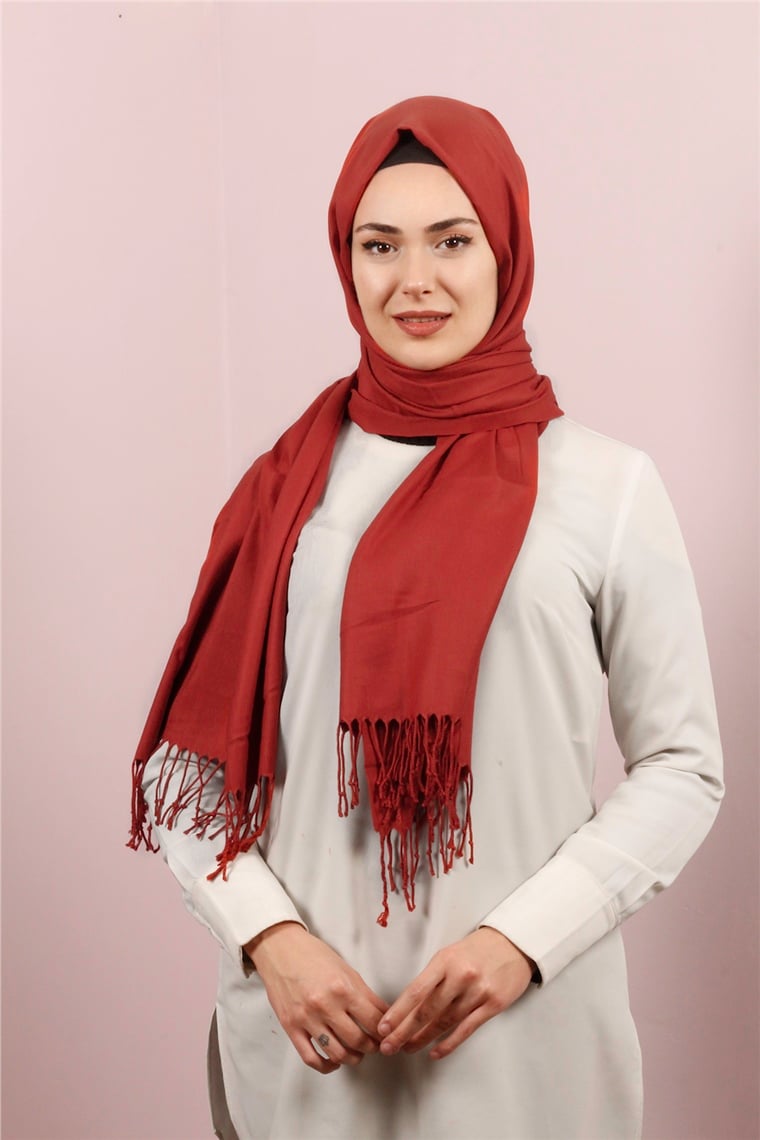 520-0001-12 DÜZ PAŞMİNA ŞAL 