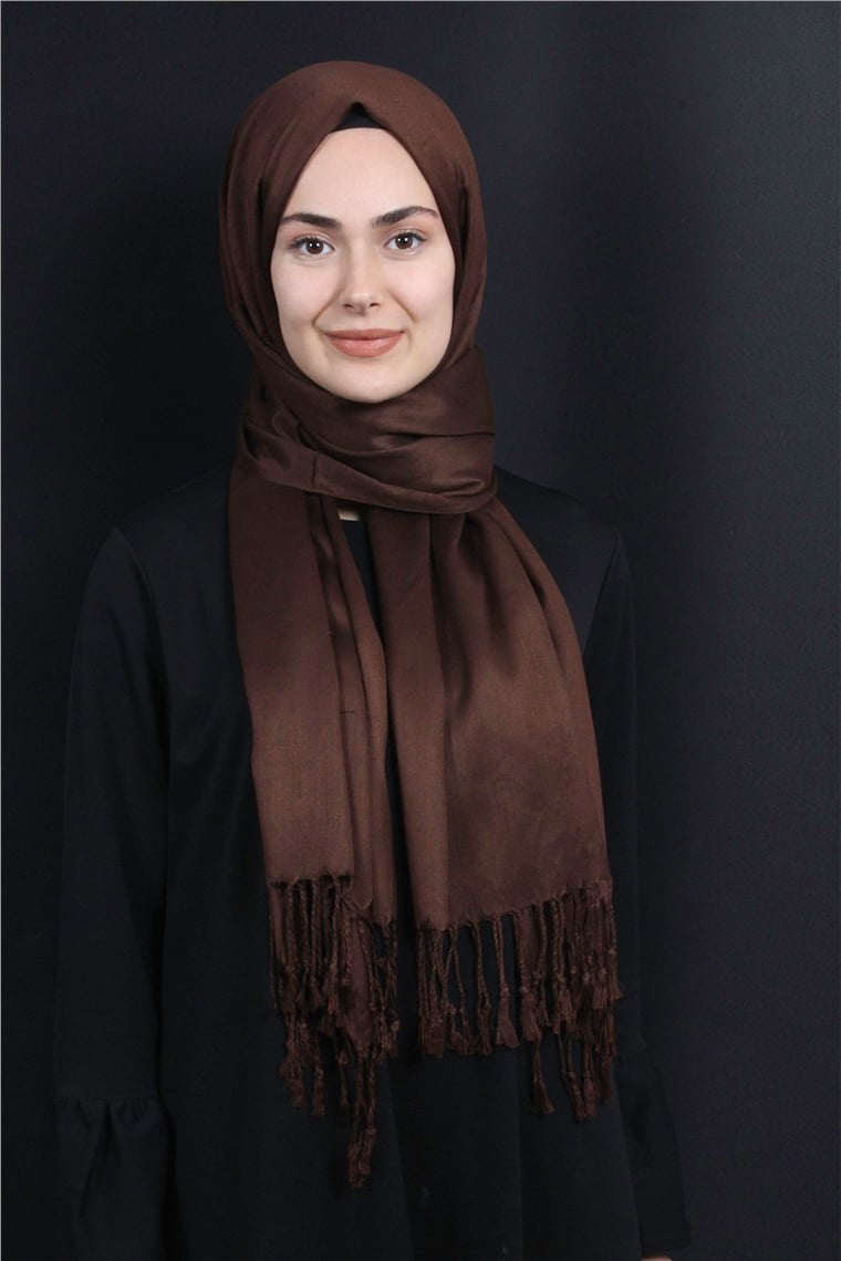 520-0001-30 DÜZ PAŞMİNA ŞAL