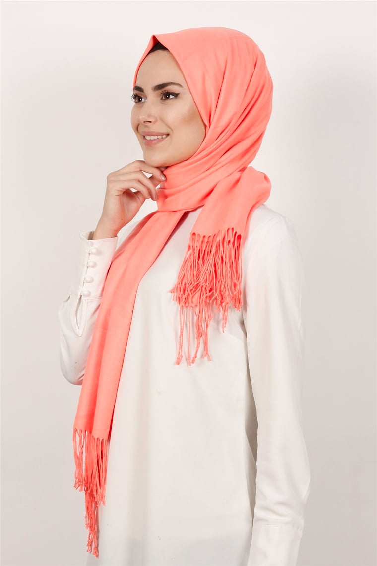 520-0001-33 DÜZ PAŞMİNA ŞAL
