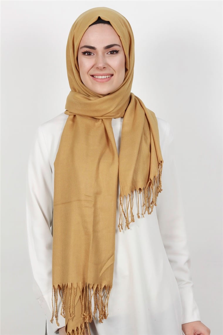 520-0001-36 DÜZ PAŞMİNA ŞAL