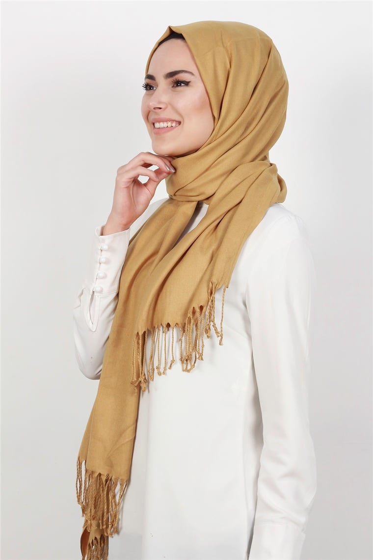 520-0001-36 DÜZ PAŞMİNA ŞAL