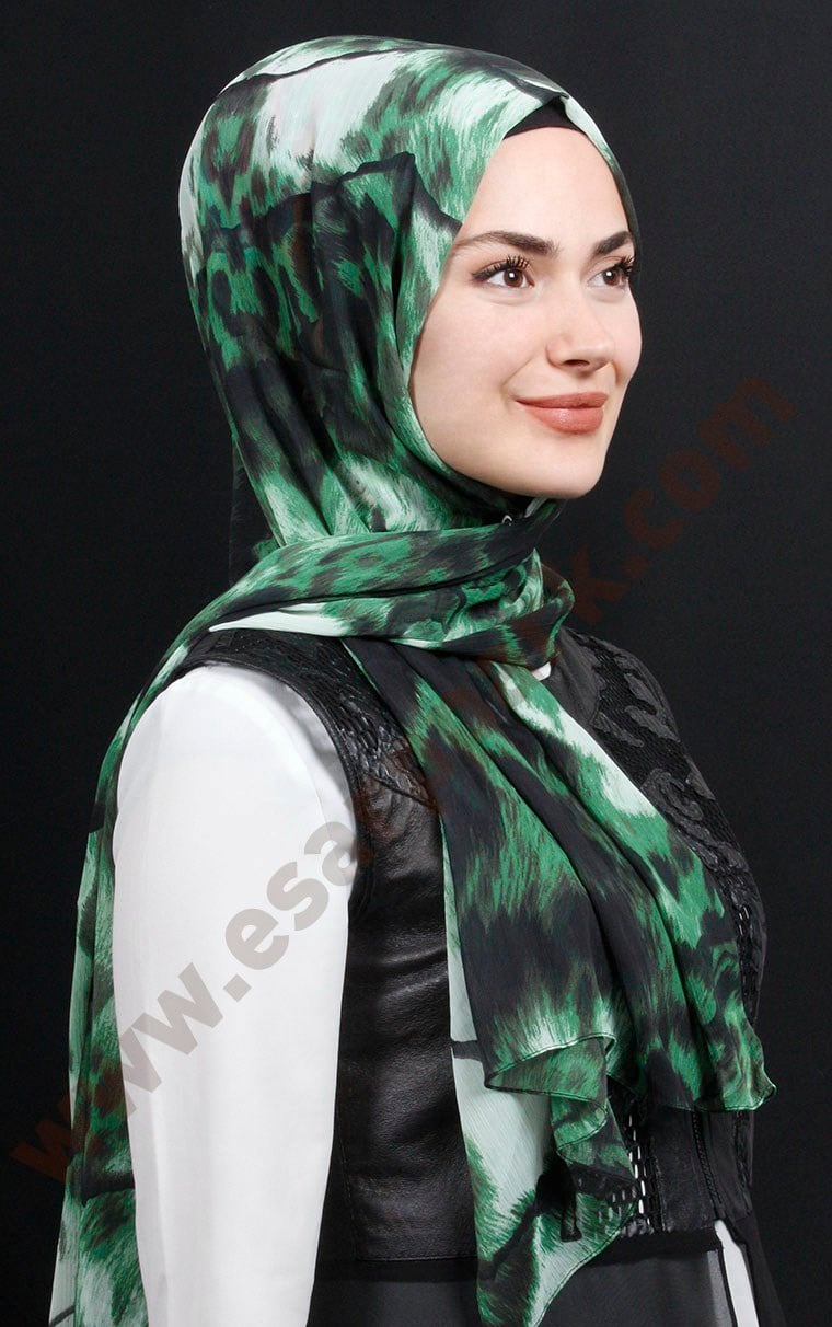 525-0001-04 FİESTA KREP ŞAL KAHVE