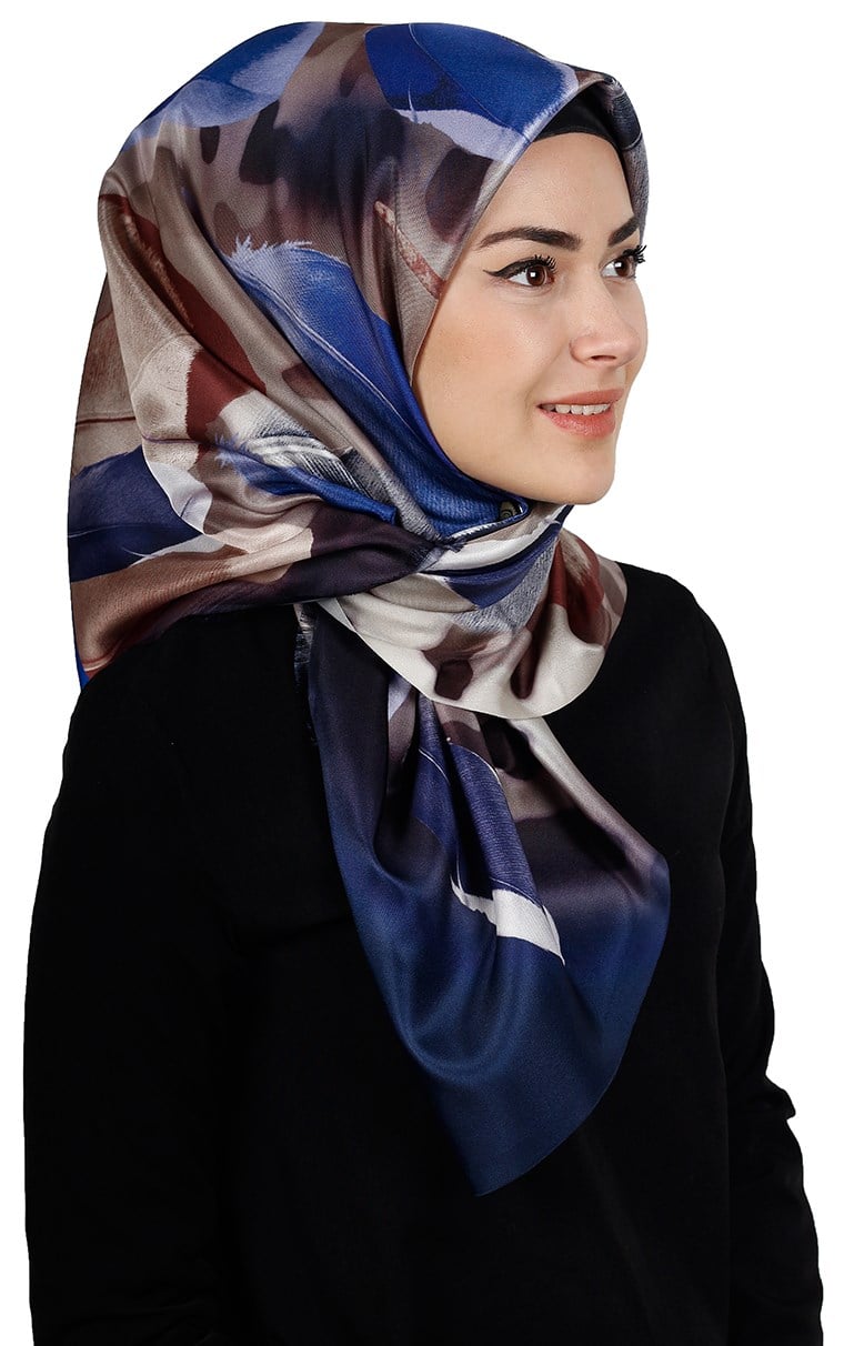 Piramit Tafta Dijital Eşarp 1911-2