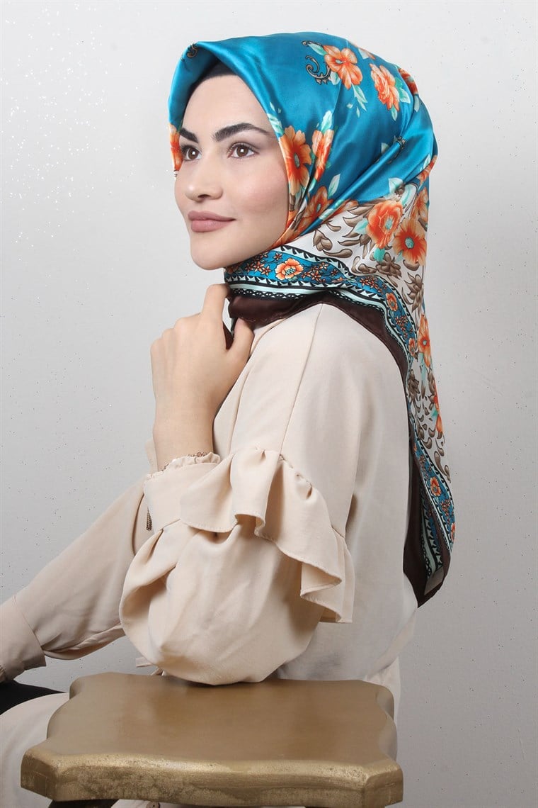 5741-04 ARMİNE İPEK BORDO SİYAH
