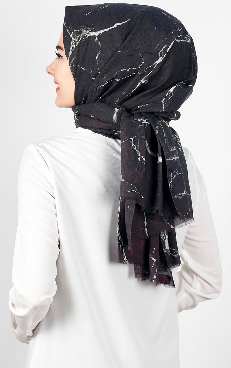 Akel Mermer Desen Şal 5000-8