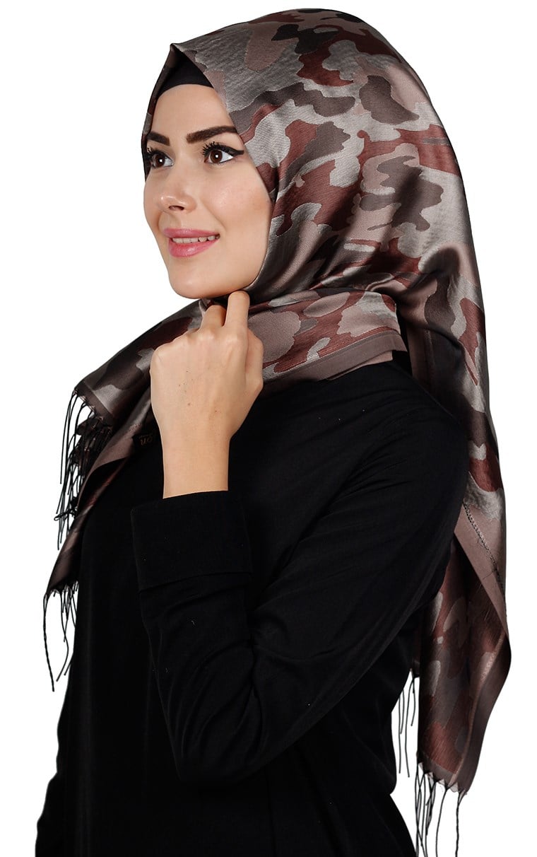 Kamuflaj İpeksi Şal 5550-22
