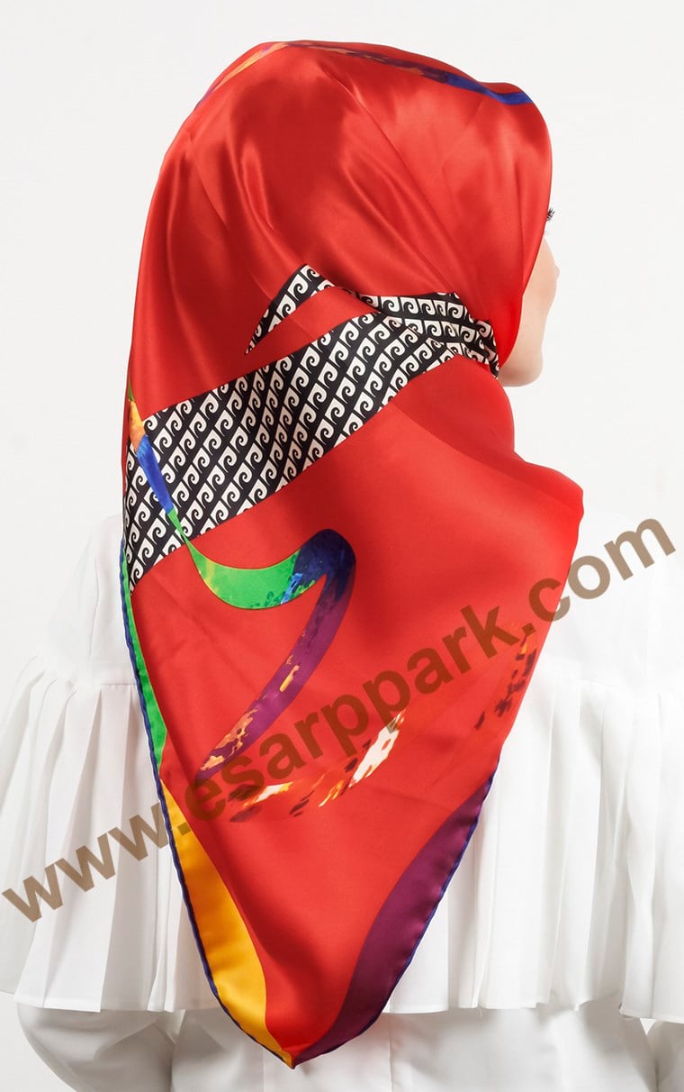 6152230-321 PİERRE CARDİN İPEK KIRMIZI