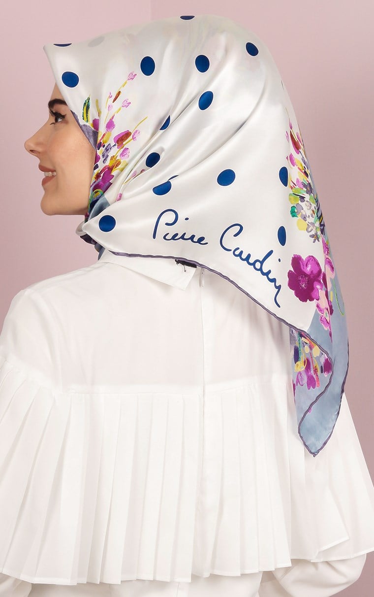 6152230-323 PİERRE CARDİN İPEK MAVİ