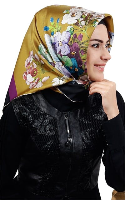 İthal İpek Eşarp 1574-2