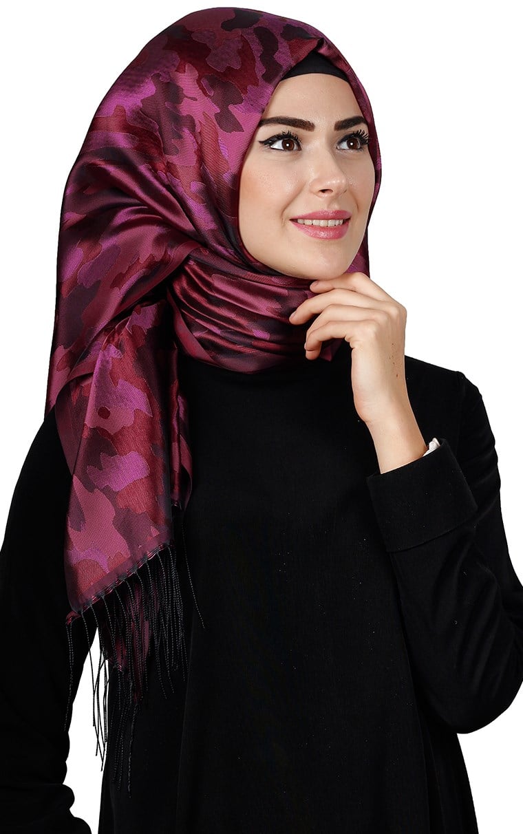 Kamuflaj İpeksi Şal 5550-9