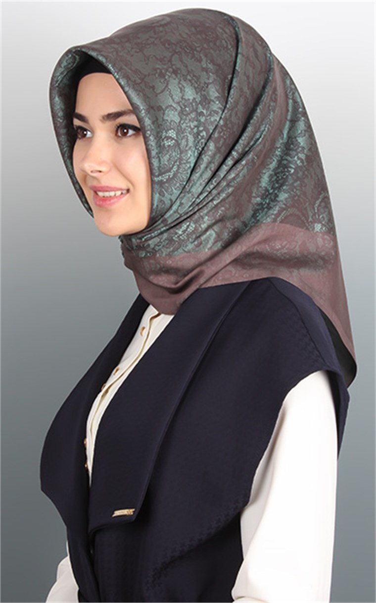 Pano Desenli Eşarp 1312-4