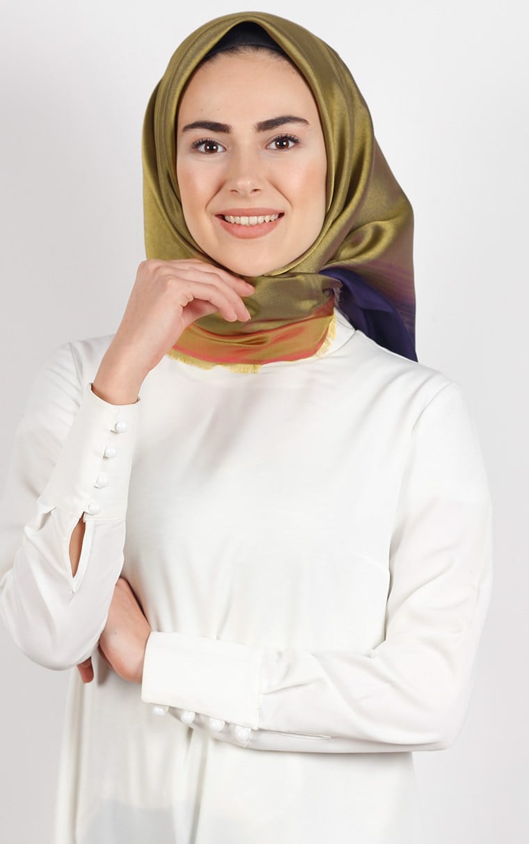 Pano Desenli Eşarp 1311-12