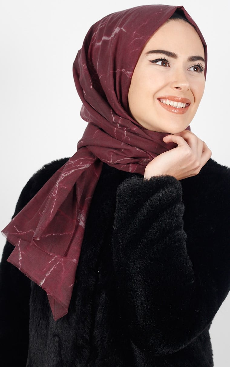 Akel Mermer Desen Şal 5000-6