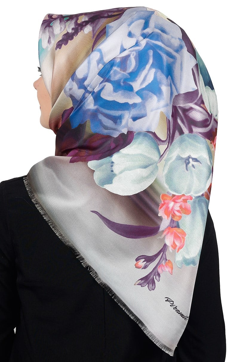 Piramit Tafta Dijital Eşarp 1919-3