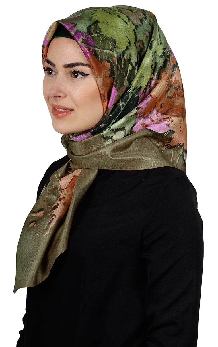 Piramit Tafta Dijital Eşarp 1900-3