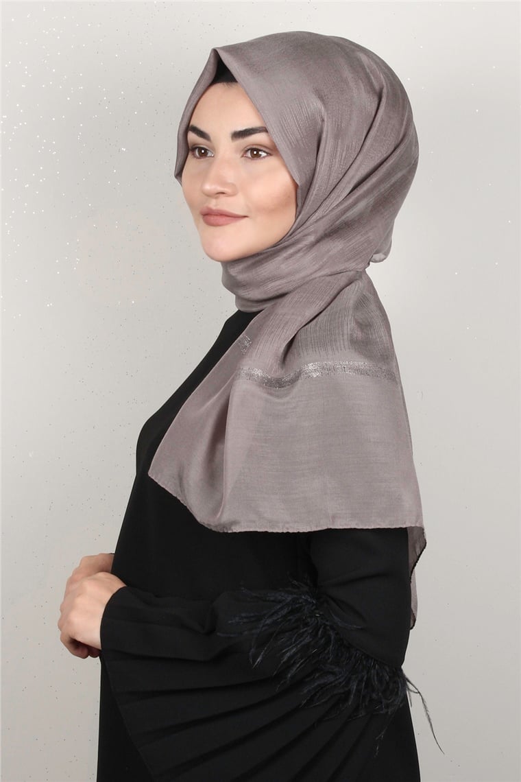 Açelya Şal 1372-16 Vizon