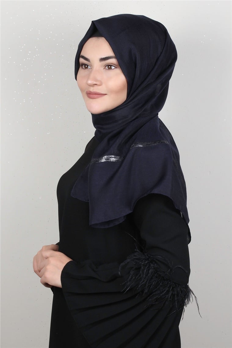 Açelya Şal 1372-5 Lacivert