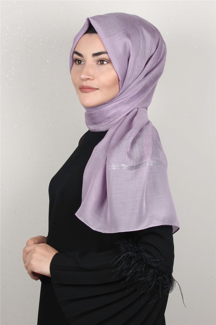 Açelya Şal 1372-8  Lila 