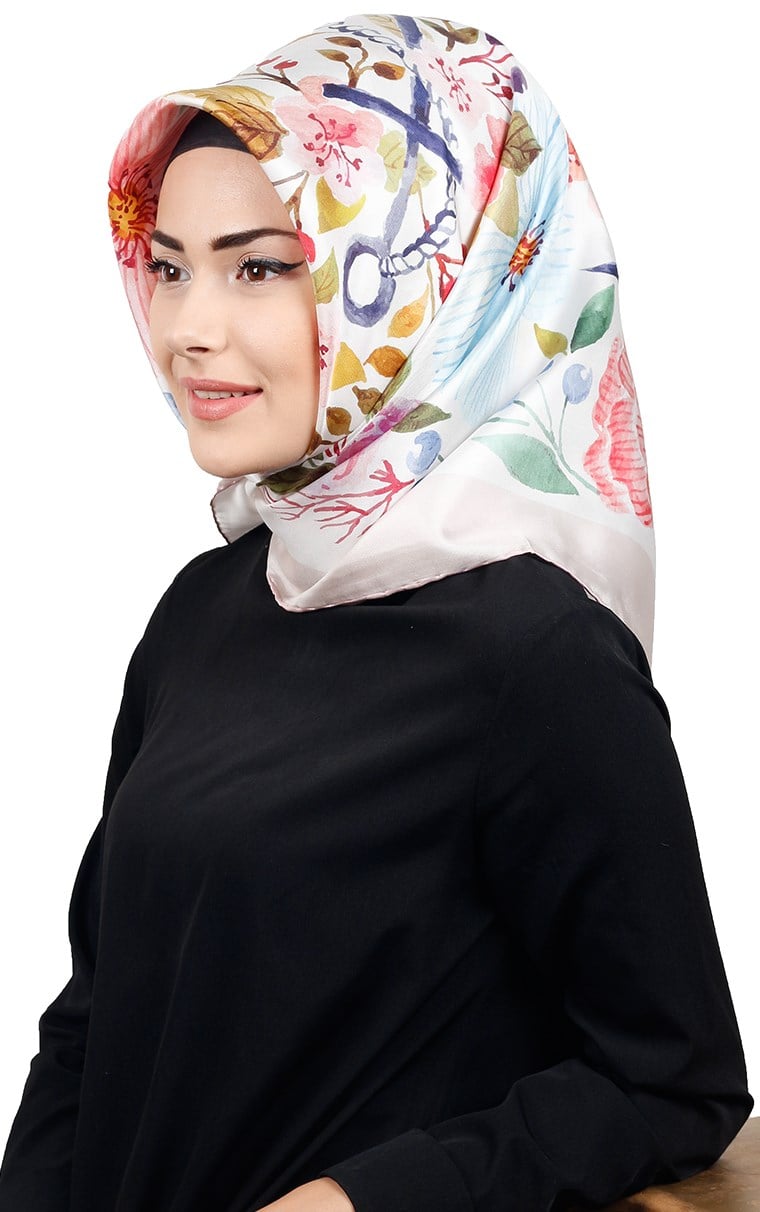 İthal İpek Eşarp 1577-3