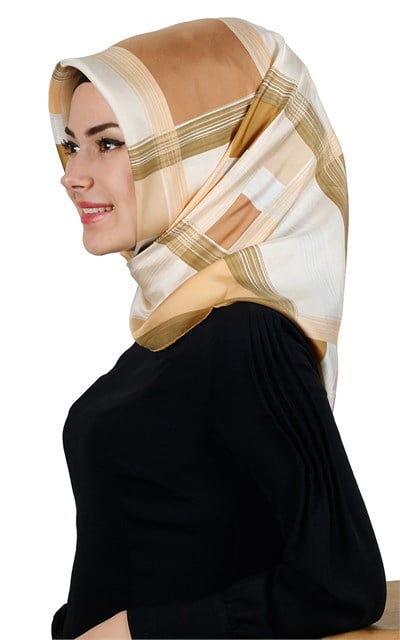 İndirimli İthal İpek Eşarp 13013-4