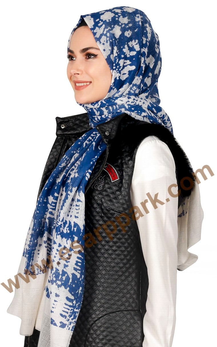 Akel Fileli Desenli Şal 147-8