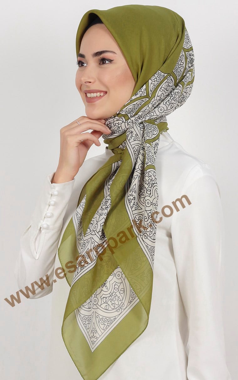 Akel Krep Şifon 140x140 Cm Eşarp 1050-7