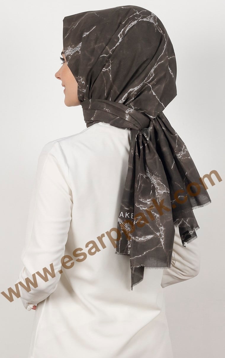 Akel Mermer Desen Şal 5000-11