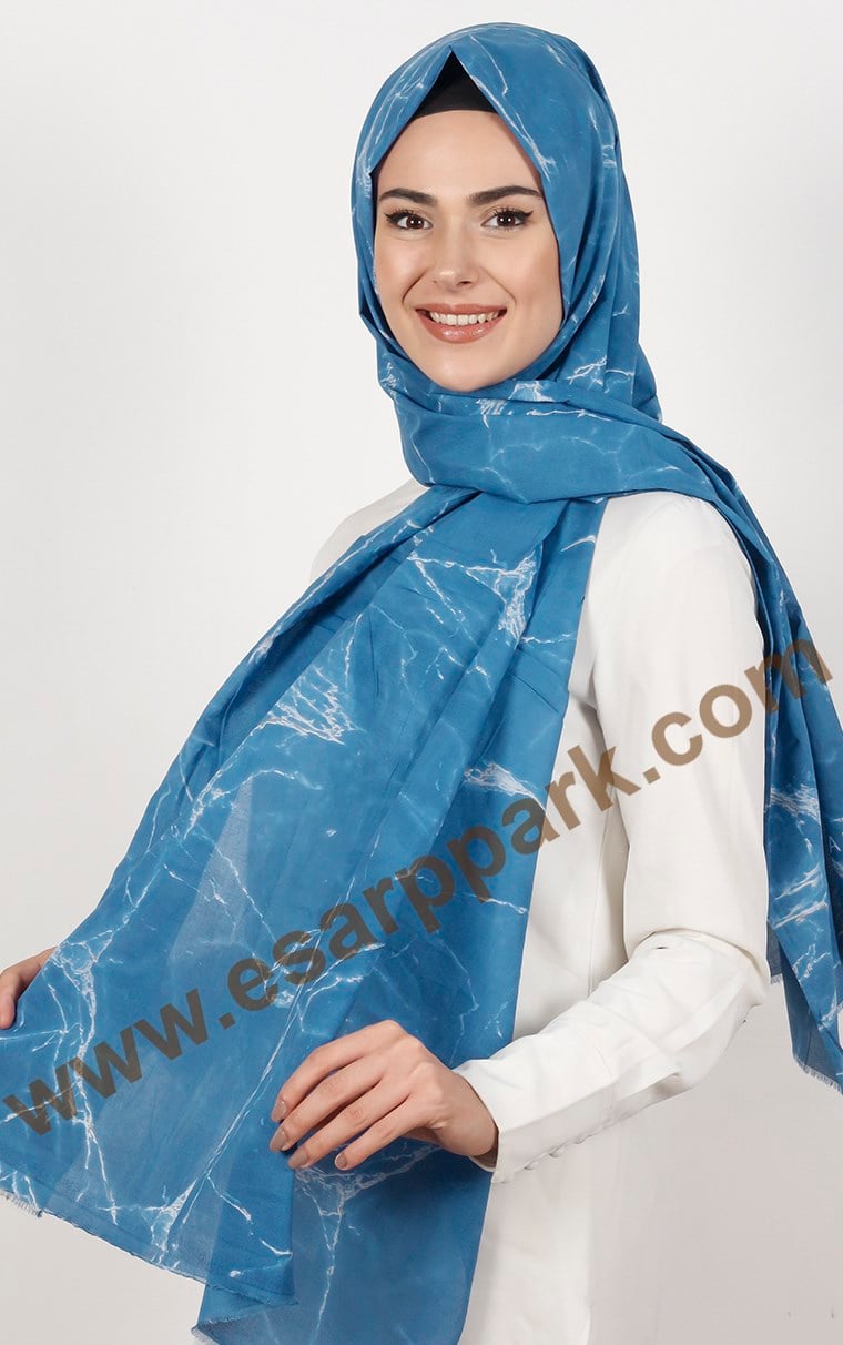 Akel Mermer Desen Şal 5000-15