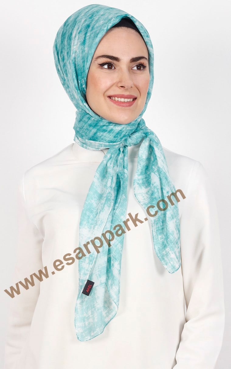 Akel Pamuklu 140x140 Cm Eşarp 1080-15