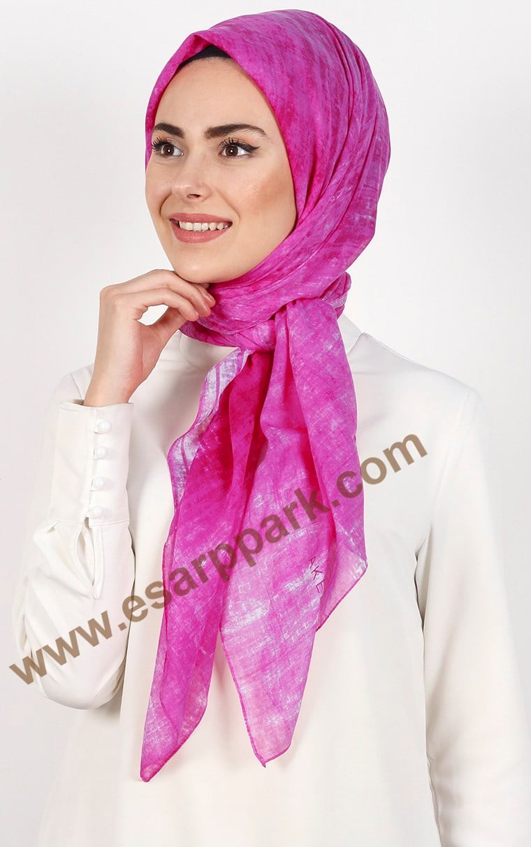Akel Pamuklu 140x140 Cm Eşarp 1080-18