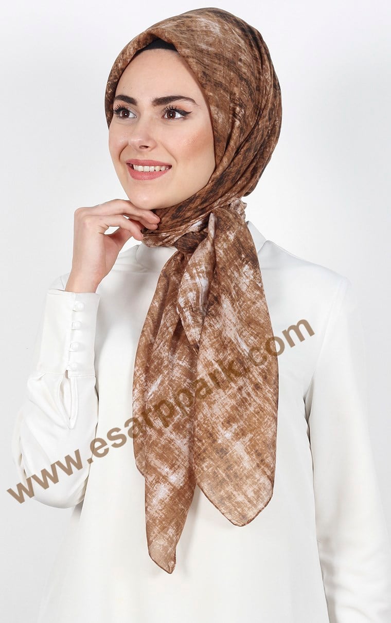 Akel Pamuklu 140x140 Cm Eşarp 1080-25