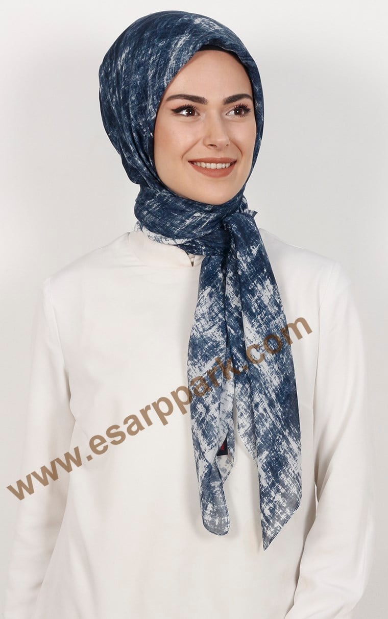 Akel Pamuklu 140x140 Cm Eşarp 1080-33