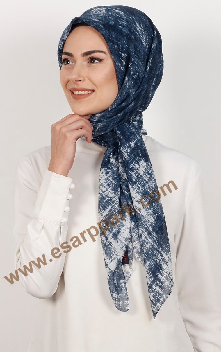 Akel Pamuklu 140x140 Cm Eşarp 1080-33