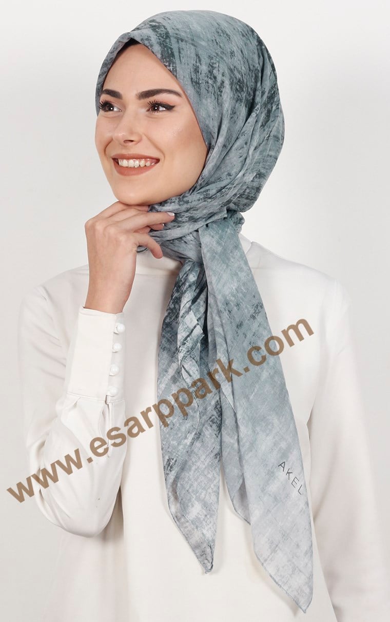 Akel Pamuklu 140x140 Cm Eşarp 1080-35