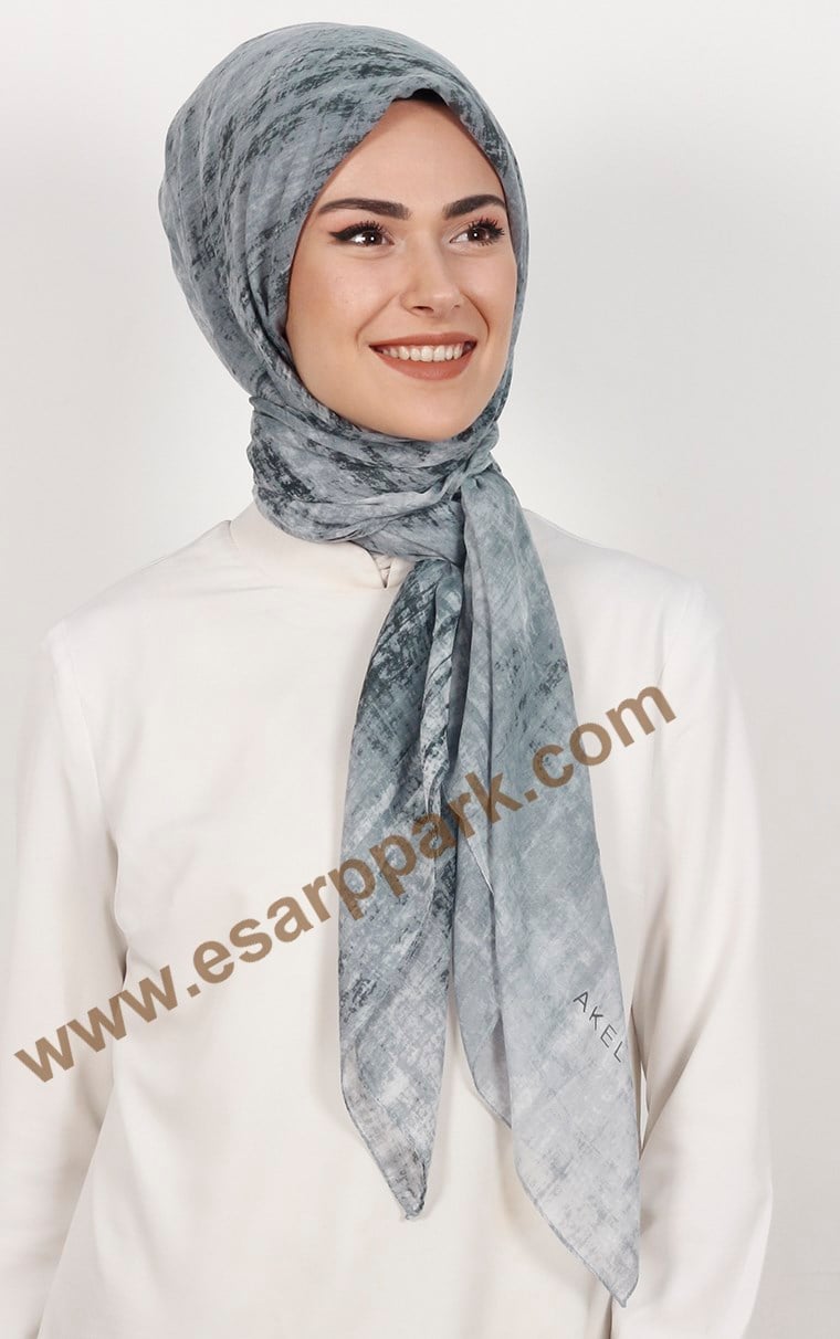 Akel Pamuklu 140x140 Cm Eşarp 1080-35