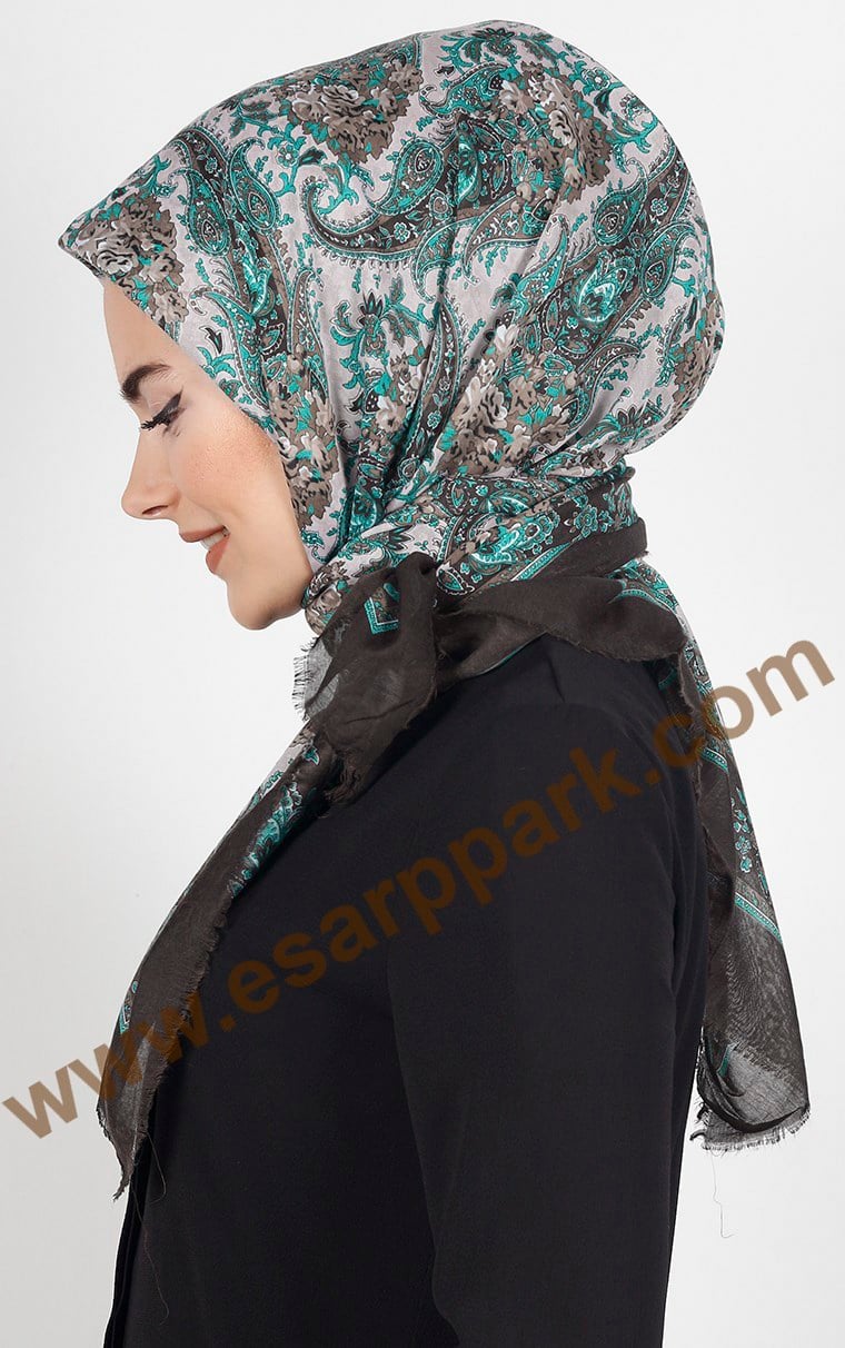 Akel Pamuklu 140x140 Cm Eşarp 1080-6