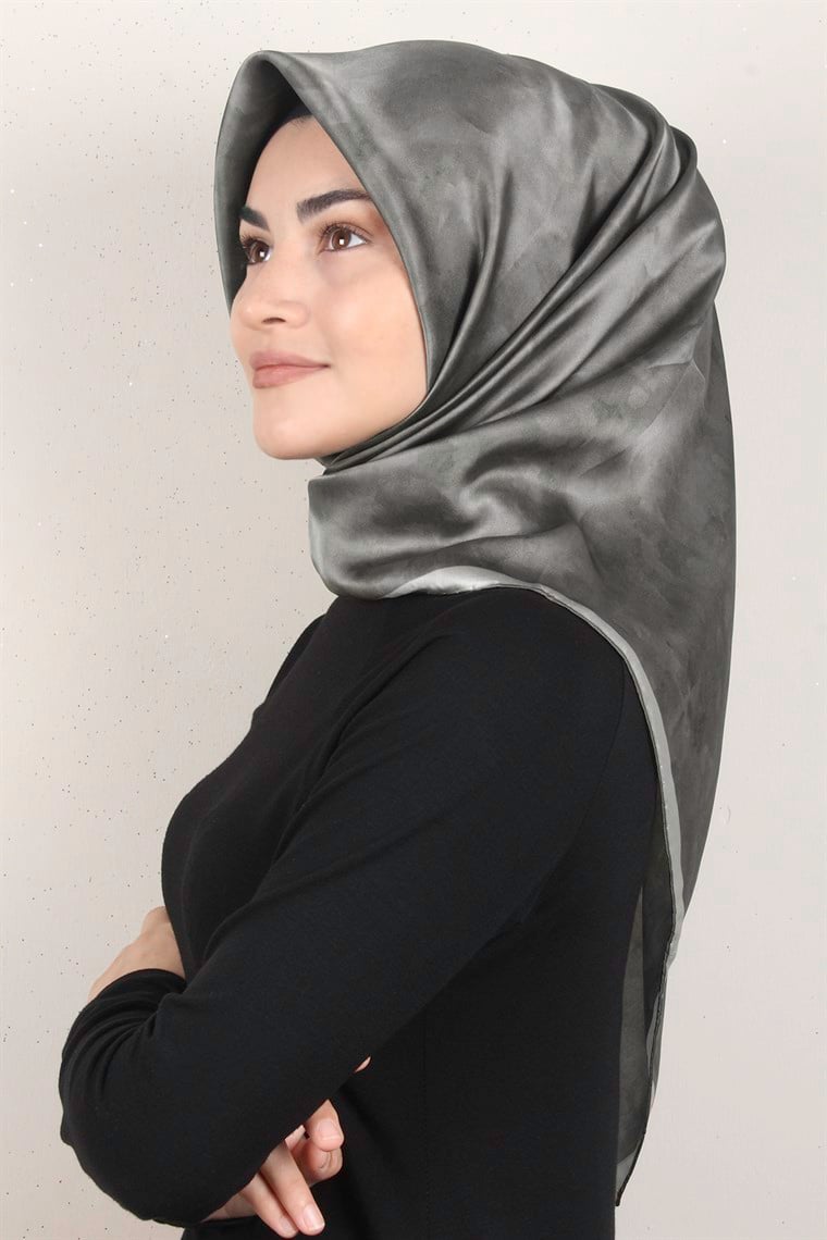 Aker Düz İpek Eşarp 7208701-335 Sütlü Kahve